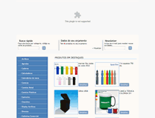 Tablet Screenshot of falcaobrindes.com.br